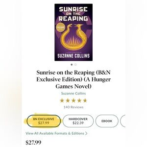 Sunrise on the Reaping B&N Exclusive Edition